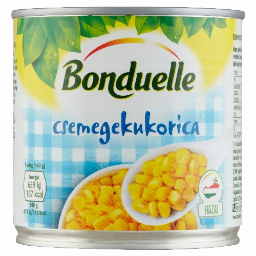 Bonduelle morzsolt csemegekukorica 340 g