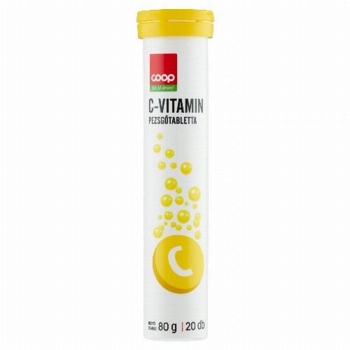 COOP C-VITAMIN PEZSGŐTABLET.20SZEM. 80G