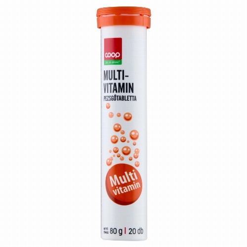 COOP MULTIVIT.PEZSGŐTABLET.20SZEM. 80G