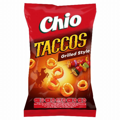 Chio Taccos grilles ízű búza-burgonyasnack 65 g