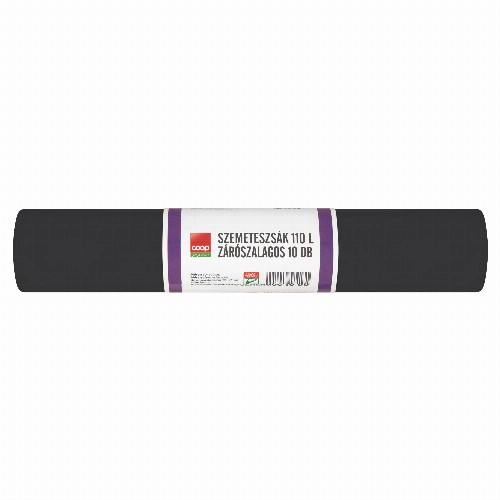 Coop zárószalagos szemeteszsák 110 l 10 db 