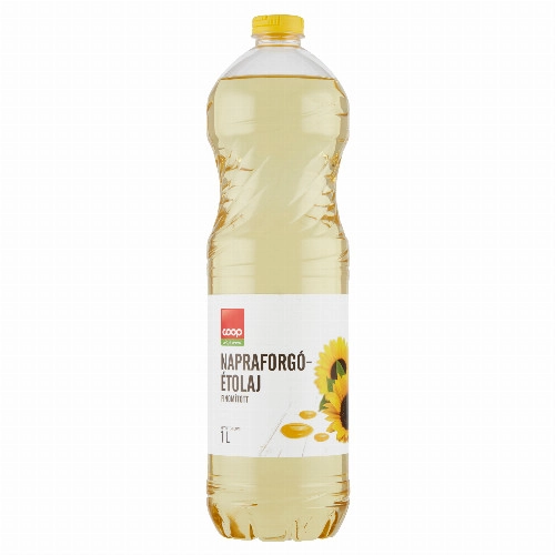 Cоор finomított napraforgó-étolaj 1 l