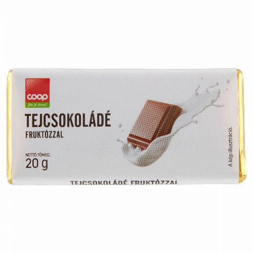 Cоор tejcsokoládé fruktózzal 20 g