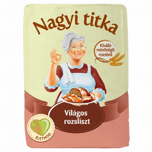 Nagyi titka világos rozsliszt 1 kg