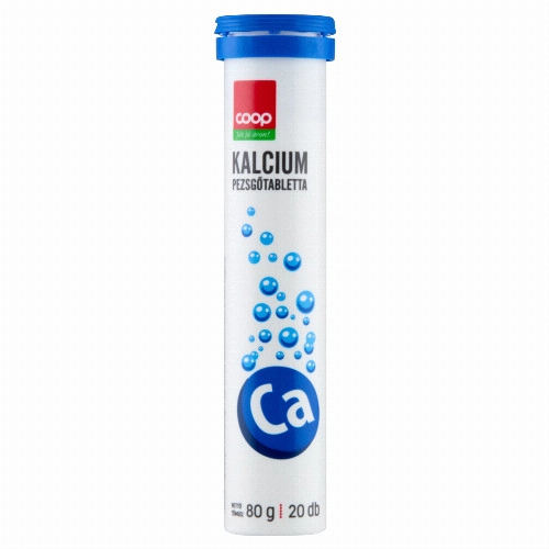 COOP KALCIUM PEZSGŐTABLETTA 20SZEM. 80G