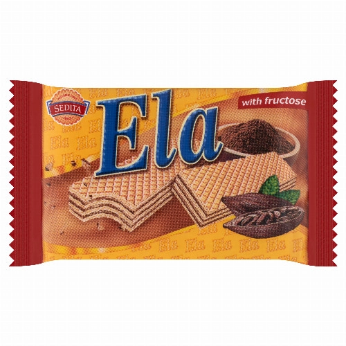 Ela kakaós krémmel töltött ostya fruktózzal 40 g